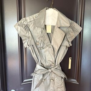 Vertigo Paris Metallic Gray Top